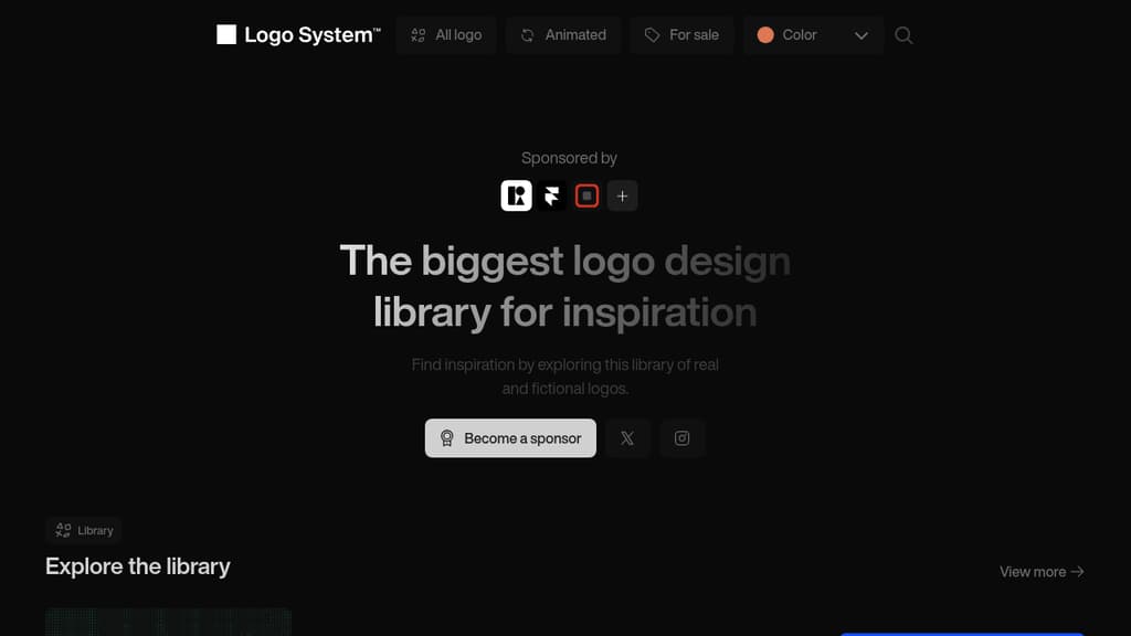 A screenshot of Logo System