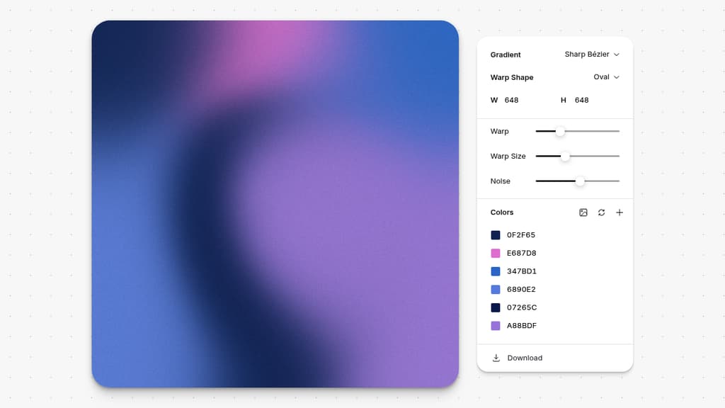 A screenshot of Photo Gradient